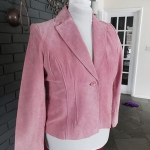 Women's Leather Blazer